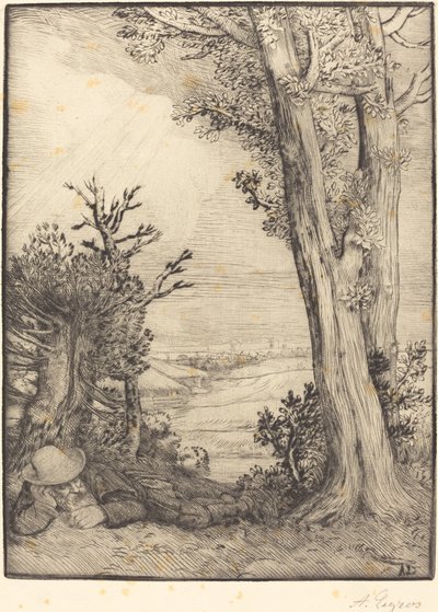 Siesta auf dem Land von Alphonse Legros