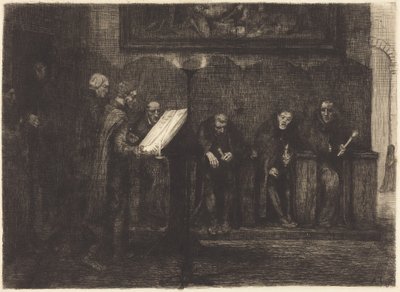 Spanische Sänger von Alphonse Legros