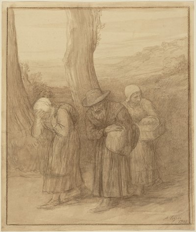 Die Abreise von Alphonse Legros