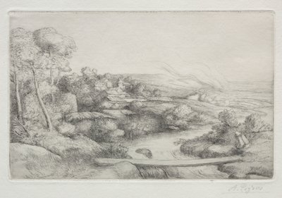 Die Fußgängerbrücke von Alphonse Legros