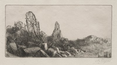 Die alten Steinbrüche von Montrouge von Alphonse Legros