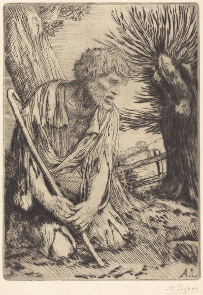 Der verlorene Sohn, 3. Platte von Alphonse Legros