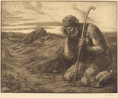 Der verlorene Sohn, 6. Tafel von Alphonse Legros