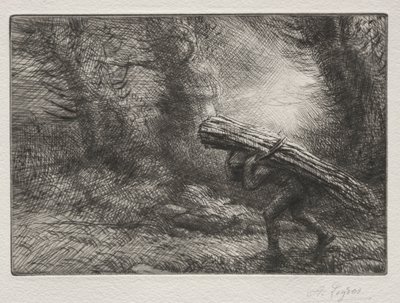 Die Rückkehr zur Hütte von Alphonse Legros
