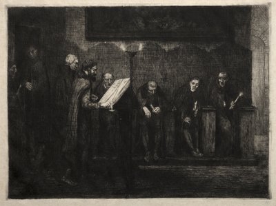 Die spanischen Sänger von Alphonse Legros