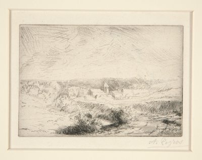 Dorf Wimille, nahe Boulogne von Alphonse Legros