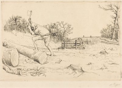 Holzfäller von Alphonse Legros