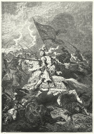 Schlacht von Fornovo, Italien von Alphonse Marie de (after) Neuville