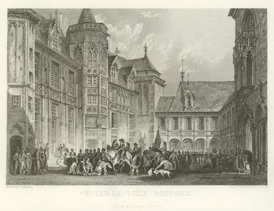 Hotel-de-Ville Bourges von Alphonse Marie de Neuville