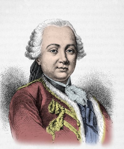 Porträt von Etienne Francois de Choiseul (Gravur) von Alphonse Marie de Neuville