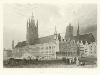 Rathaus, Ypern von Alphonse Marie de Neuville