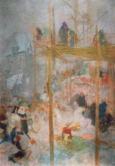 Johann Militsch von Kremsier (Studie zu Triptychon von A. Mucha) von Alphonse Mucha