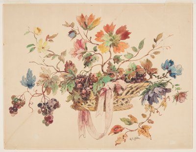 Entwurf für Stickerei oder Wandteppich von Alphonse de Neuville