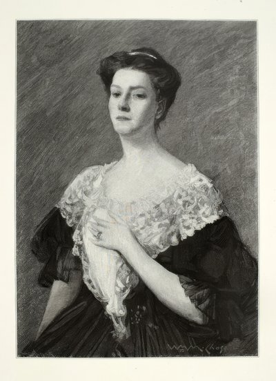Porträt einer Frau von Alsace Henry Wolf