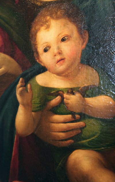 Detail (Madonna mit Kind, Maria Magdalena, St. Katharina und zwei Heilige), 1504 von Alvise Vivarini