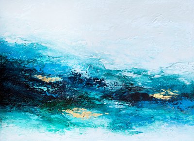 Goldene Ozeanwellen von Alyson Storms