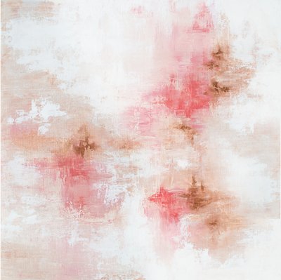 Sanftes Rosa Abstrakt von Alyson Storms
