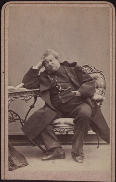 Der Autor Alexandre Dumas père 1802-1870, ca. 1868 von Amand Helm