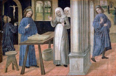 Heiliger Benoît von Ambrogio Bergognone