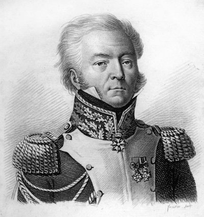 Louis Lepic General der Division (1765-1847). Graviert von Ambroise Tardieu 1818. Stella Sammlung. von Ambroise Tardieu