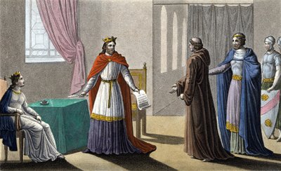 Ludwig VII. begann den 2. Kreuzzug auf Anraten von Bernhard von Clairvaux und trotz des Widerstands von Abt Suger, dem er die Verwaltung des Königreichs während seiner Abwesenheit und die von Königin Alienor von Aquitanien überließ von Ambroise Tardieu