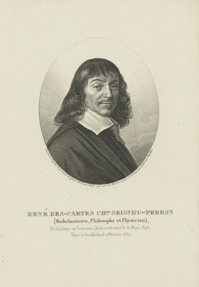 Porträt des Philosophen René Descartes 1596-1650, ca. 1820 von Ambroise Tardieu