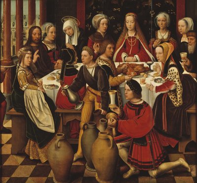 Die Hochzeit zu Kana von Ambrosius Benson