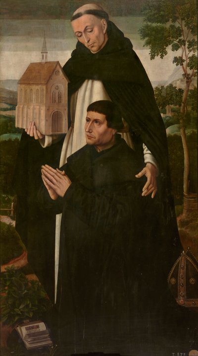 Santo Tomás und ein Spender von Ambrosius Benson