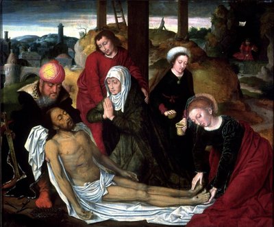 Die Klage über den toten Christus von Ambrosius Benson