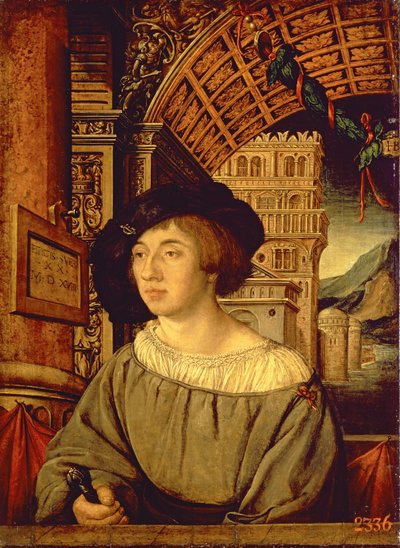 Porträt eines jungen Mannes, 1518 von Ambrosius Holbein