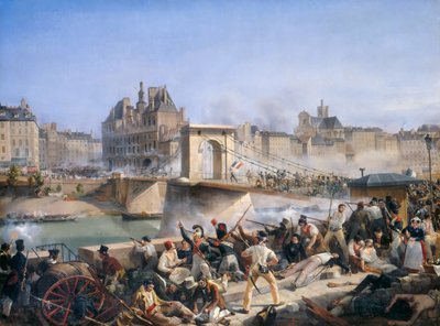 Angriff auf das Hôtel de Ville und Kampf auf der Pont d