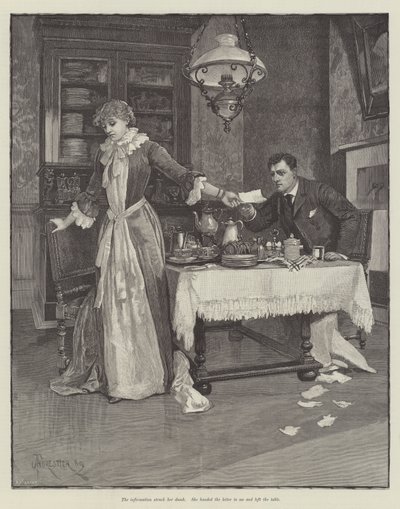 Blinde Liebe, von Wilkie Collins von Amedee Forestier