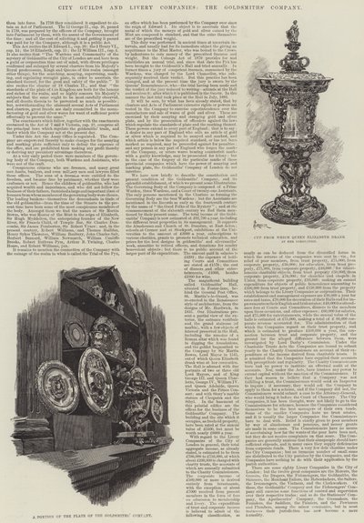 Stadtgilden und Zünfte, die Goldschmiedegilde von Amedee Forestier