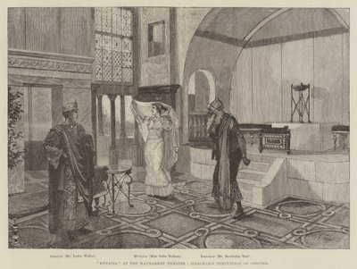 Hypatia, im Haymarket Theatre, Issachars Versuchung des Orestes von Amedee Forestier