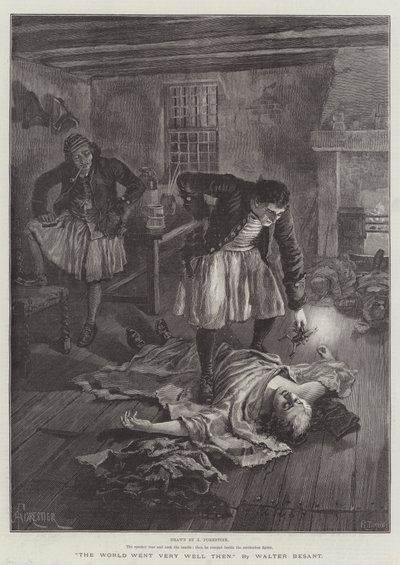 Die Welt ging damals sehr gut, von Walter Besant von Amedee Forestier