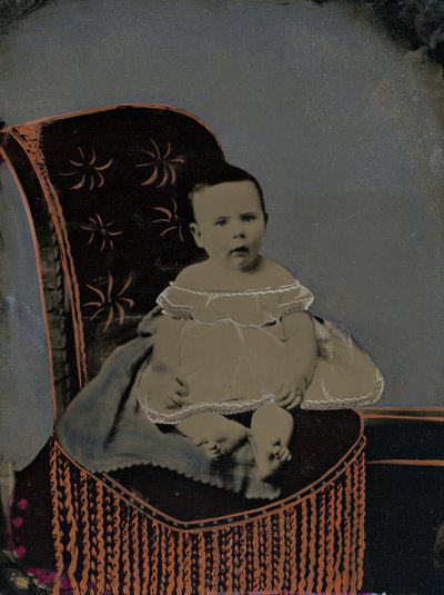 Porträt eines Babys von American 19th Century