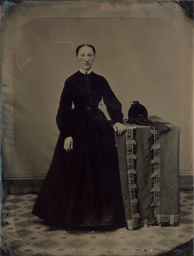 Porträt einer Bürgerkriegswitwe von American 19th Century