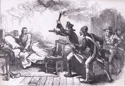 Verhaftung von General Westcott, Illustration aus Cassells Geschichte der Vereinigten Staaten, veröffentlicht von Cassell, Petter & Galpin, ca. 1900 (Litho) von American English school