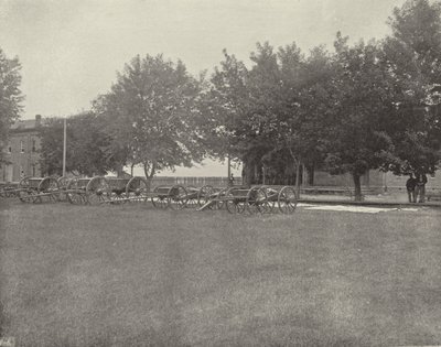 Batterie in Fort Omaha, Nebraska von American Photographer (after)