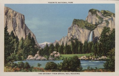 Kalifornien: Yosemite-Nationalpark, das Tor von Bridal Veil Meadows von American Photographer (after)