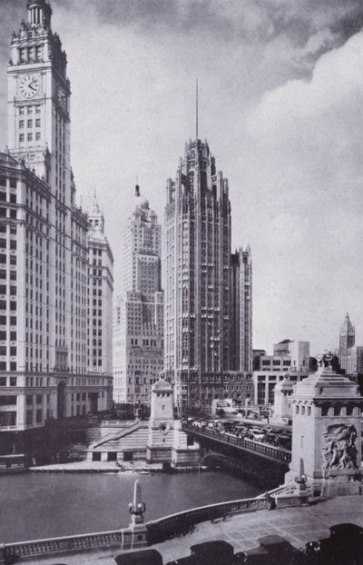 Chicago: Boulevard Link Brücke, Blick nach Norden von American Photographer (after)