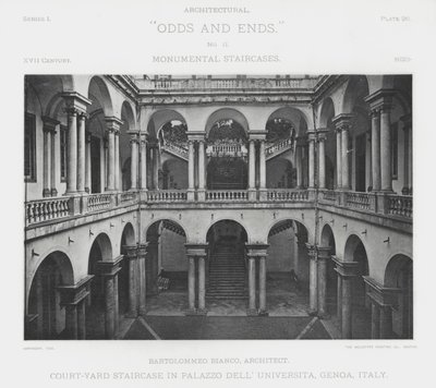 Hof-Treppenhaus im Palazzo Dell