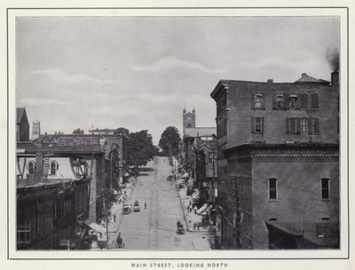 Jamestown, NY: Main Street, Blick nach Norden (s/w Foto) von American Photographer (after)