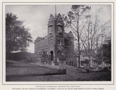 Jamestown, NY: Büro der American Aristotype Company von American Photographer (after)