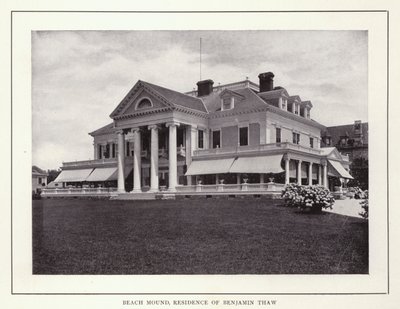 Newport, Rhode Island: Beach Mound, Residenz von Benjamin Thaw von American Photographer (after)