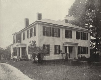 Old Emerson House, Concord, Massachusetts (s/w Foto) von American Photographer (after)