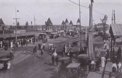 Old Orchard Beach, Maine: Szene in der Nähe des Bahnhofs von American Photographer (after)