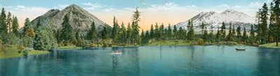 Panorama von Mount Shasta und Black Butte von American Photographer (after)