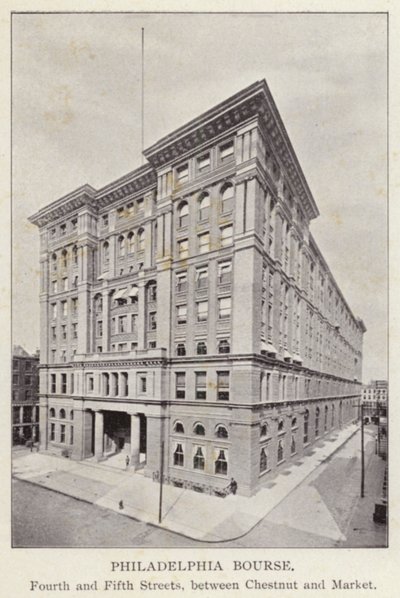 Philadelphia: Philadelphia Bourse, Fourth und Fifth Streets, zwischen Chestnut und Market von American Photographer (after)