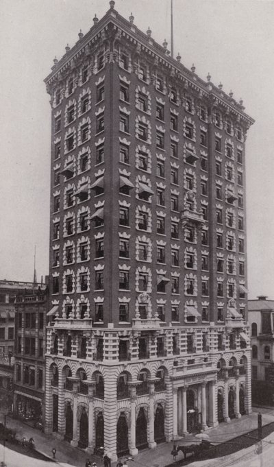 Providence, Rhode Island: Das Union Trust Building (Schwarz-Weiß-Foto) von American Photographer (after)